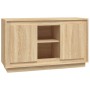Aparador de madera contrachapada roble Sonoma 102x35x60 cm de vidaXL, Aparadores - Ref: Foro24-831880, Precio: 85,37 €, Descu...