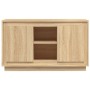 Aparador de madera contrachapada roble Sonoma 102x35x60 cm de vidaXL, Aparadores - Ref: Foro24-831880, Precio: 85,37 €, Descu...