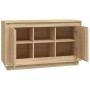 Aparador de madera contrachapada roble Sonoma 102x35x60 cm de vidaXL, Aparadores - Ref: Foro24-831880, Precio: 85,37 €, Descu...