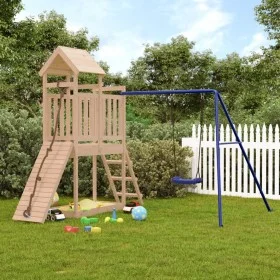 Parque infantil de exterior madera maciza de pino de vidaXL, Columpios y estructuras de juegos - Ref: Foro24-3155870, Precio:...