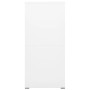 Armario archivador de acero blanco 46x62x133 cm en Armarios archivadores | Comprar online en Foru.es