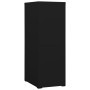 Armario archivador de acero negro 46x62x133 cm en Armarios archivadores | Comprar online en Foru.es