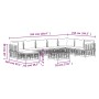 Juego de muebles de jardín 9 pzas y cojines ratán PE antracita de vidaXL, Sofás de exterior - Ref: Foro24-3186792, Precio: 75...