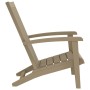 Sillas de jardín Adirondack 2 uds polipropileno marrón claro de vidaXL, Sillas de jardín - Ref: Foro24-364168, Precio: 233,29...