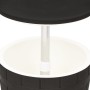 Mesa nevera 3 en 1 polipropileno negro de vidaXL, Mesas de jardín - Ref: Foro24-364159, Precio: 151,79 €, Descuento: %