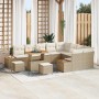 Conjunto de sofás de jardín 12 pcs Beige ratán sintético en Sofás de exterior | Comprar online en Foru.es