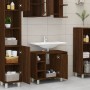 Armario de baño madera contrachapada marrón roble 60x32x53,5 cm de vidaXL, Muebles de baño - Ref: Foro24-826374, Precio: 45,6...
