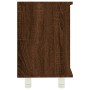 Armario de baño madera contrachapada marrón roble 60x32x53,5 cm de vidaXL, Muebles de baño - Ref: Foro24-826374, Precio: 45,6...