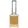 Maletín trolley de maquillaje aluminio dorado 35x29x45 cm de vidaXL, Neceseres - Ref: Foro24-91827, Precio: 61,46 €, Descuent...