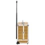 Maletín trolley de maquillaje aluminio dorado 35x29x45 cm de vidaXL, Neceseres - Ref: Foro24-91827, Precio: 61,46 €, Descuent...