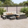 Conjunto de sofás de jardín 13 pcs Negro ratán sintético en Sofás de exterior | Comprar online en Foru.es