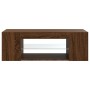 Mueble de TV con luces LED color roble marrón 90x39x30 cm de vidaXL, Muebles TV - Ref: Foro24-822667, Precio: 47,06 €, Descue...