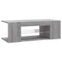 Mueble de TV con luces LED gris Sonoma 90x39x30 cm de vidaXL, Muebles TV - Ref: Foro24-822666, Precio: 55,01 €, Descuento: %