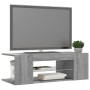 Mueble de TV con luces LED gris Sonoma 90x39x30 cm de vidaXL, Muebles TV - Ref: Foro24-822666, Precio: 55,94 €, Descuento: %