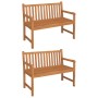 Juego de comedor para jardín 5 piezas madera maciza de teca de vidaXL, Conjuntos de jardín - Ref: Foro24-3157152, Precio: 786...