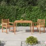 Juego de comedor para jardín 3 pzas madera maciza de teca de vidaXL, Conjuntos de jardín - Ref: Foro24-3157146, Precio: 534,9...