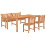 Juego de comedor de jardín 4 piezas madera maciza de teca de vidaXL, Conjuntos de jardín - Ref: Foro24-3157160, Precio: 914,9...