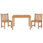 Juego de comedor para jardín 3 pzas madera maciza de teca de vidaXL, Conjuntos de jardín - Ref: Foro24-3157144, Precio: 468,8...