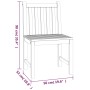 Juego de comedor para jardín 3 pzas madera maciza de teca de vidaXL, Conjuntos de jardín - Ref: Foro24-3157144, Precio: 468,8...