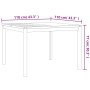 Juego de comedor para jardín 3 pzas madera maciza de teca de vidaXL, Conjuntos de jardín - Ref: Foro24-3157144, Precio: 468,8...