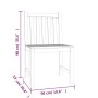 Juego de comedor para jardín 5 piezas madera maciza de teca de vidaXL, Conjuntos de jardín - Ref: Foro24-3157158, Precio: 1,0...