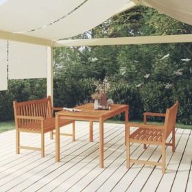 Juego de comedor para jardín 3 pzas madera maciza de teca de vidaXL, Conjuntos de jardín - Ref: Foro24-3157150, Precio: 586,4...