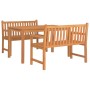 Juego de comedor para jardín 3 pzas madera maciza de teca de vidaXL, Conjuntos de jardín - Ref: Foro24-3157150, Precio: 586,4...