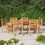 Juego de comedor de jardín 7 piezas madera maciza de teca de vidaXL, Conjuntos de jardín - Ref: Foro24-3157188, Precio: 737,9...
