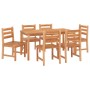 Juego de comedor de jardín 7 piezas madera maciza de teca de vidaXL, Conjuntos de jardín - Ref: Foro24-3157188, Precio: 737,9...