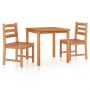 Juego de comedor para jardín 3 pzas madera maciza de teca de vidaXL, Conjuntos de jardín - Ref: Foro24-3157177, Precio: 362,2...