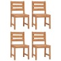 Juego de comedor para jardín 5 piezas madera maciza de teca de vidaXL, Conjuntos de jardín - Ref: Foro24-3157180, Precio: 563...