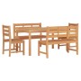 Juego de comedor para jardín 5 piezas madera maciza de teca de vidaXL, Conjuntos de jardín - Ref: Foro24-3157198, Precio: 771...