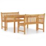 Juego de comedor para jardín 3 pzas madera maciza de teca de vidaXL, Conjuntos de jardín - Ref: Foro24-3157153, Precio: 594,8...
