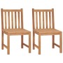 Juego de comedor de jardín 4 piezas madera maciza de teca de vidaXL, Conjuntos de jardín - Ref: Foro24-3157154, Precio: 644,7...