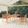 Juego de comedor para jardín 3 pzas madera maciza de teca de vidaXL, Conjuntos de jardín - Ref: Foro24-3157159, Precio: 990,1...