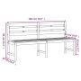 Juego de comedor para jardín 3 pzas madera maciza de teca de vidaXL, Conjuntos de jardín - Ref: Foro24-3157202, Precio: 1,00 ...