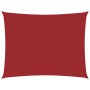 Toldo de vela rectangular tela Oxford rojo 4x5 m en Sombrillas | Comprar online en Foru.es