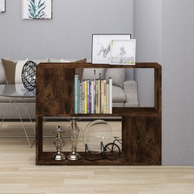 Estantería/divisor de espacios color roble ahumado 80x24x63 cm de vidaXL, Muebles TV - Ref: Foro24-826644, Precio: 32,84 €, D...