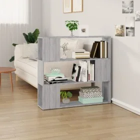 Estantería/divisor de espacios gris Sonoma 100x24x94 cm de vidaXL, Librerías y estanterías - Ref: Foro24-826648, Precio: 53,3...