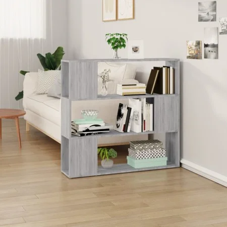 Sonoma gray shelving/space divider 100x24x94 cm by vidaXL, Bookcases and shelves - Ref: Foro24-826648, Price: 53,30 €, Discou...