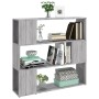 Estantería/divisor de espacios gris Sonoma 100x24x94 cm de vidaXL, Librerías y estanterías - Ref: Foro24-826648, Precio: 54,1...