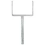 Fence anchors 6 pcs silver galvanized steel 12x6x30 cm by vidaXL, Spikes for anchoring in the ground - Ref: Foro24-145320, Pr...