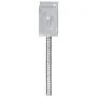 Zaunanker 6 Stück silber verzinkter Stahl 12x6x30 cm von vidaXL, Spikes zur Verankerung im Boden - Ref: Foro24-145320, Preis:...