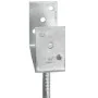 Fence anchors 6 pcs silver galvanized steel 12x6x30 cm by vidaXL, Spikes for anchoring in the ground - Ref: Foro24-145320, Pr...