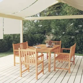 5-piece garden dining set solid teak wood by vidaXL, Garden sets - Ref: Foro24-3157167, Price: 915,70 €, Discount: %