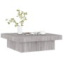 Mesa de centro madera contrachapada gris Sonoma 90x90x28 cm de vidaXL, Mesas de centro - Ref: Foro24-826636, Precio: 73,52 €,...