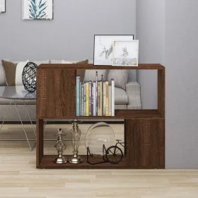 Brown oak shelving/space divider 80x24x63 cm by vidaXL, TV Furniture - Ref: Foro24-826646, Price: 41,99 €, Discount: %