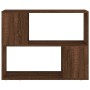 Estantería/divisor de espacios color roble marrón 80x24x63 cm de vidaXL, Muebles TV - Ref: Foro24-826646, Precio: 33,87 €, De...