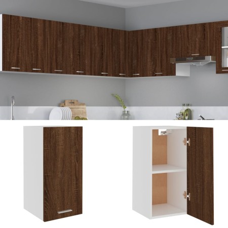 Armario colgante madera ingeniería marrón roble 29,5x31x60cm de vidaXL, Armarios de cocina - Ref: Foro24-826622, Precio: 34,7...