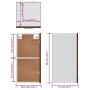 Armario colgante madera ingeniería marrón roble 29,5x31x60cm de vidaXL, Armarios de cocina - Ref: Foro24-826622, Precio: 34,7...